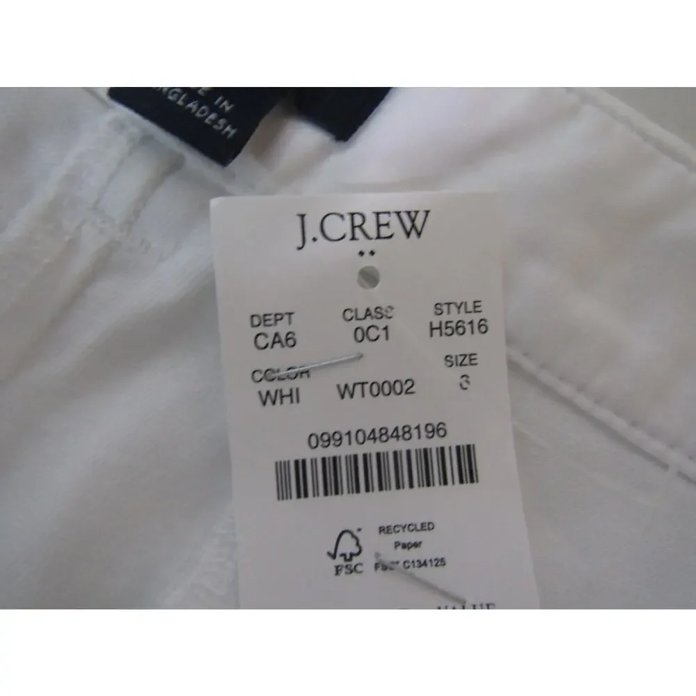 J. Crew White Classic Chino Short 30x3